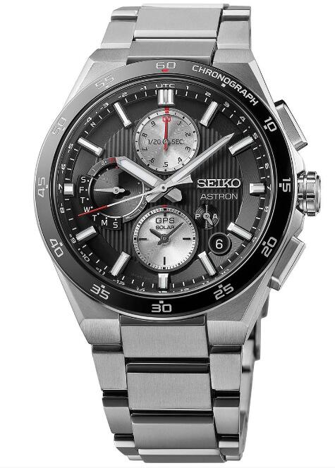 Seiko Astron GPS Solar Dual-Time Chronograph 5X83 SSH151 Replica Watch